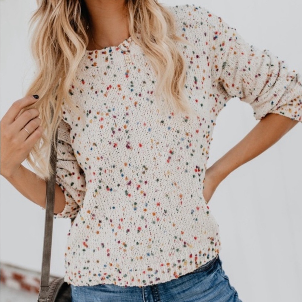 Vici Birthday Cake Sweater Small